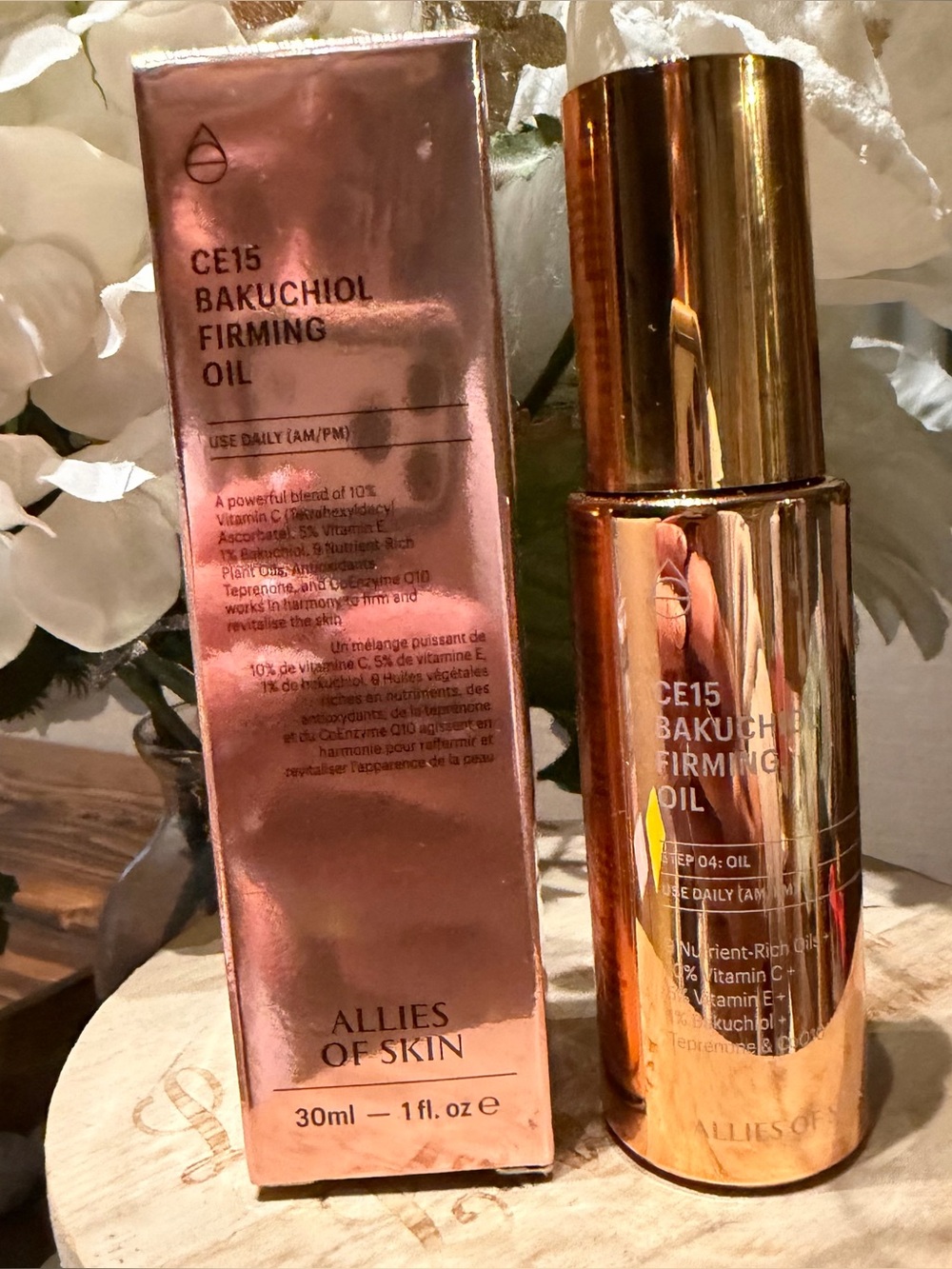 Allies of Skin CE15 Bakuchiol Firming Oil NEW 1 fl oz